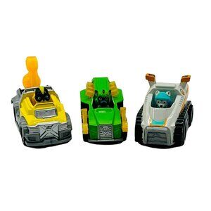 Paw Patrol True Metal Diecast Vehicles Lot Of 3 Rocky Everest Rubble Nickelodeon